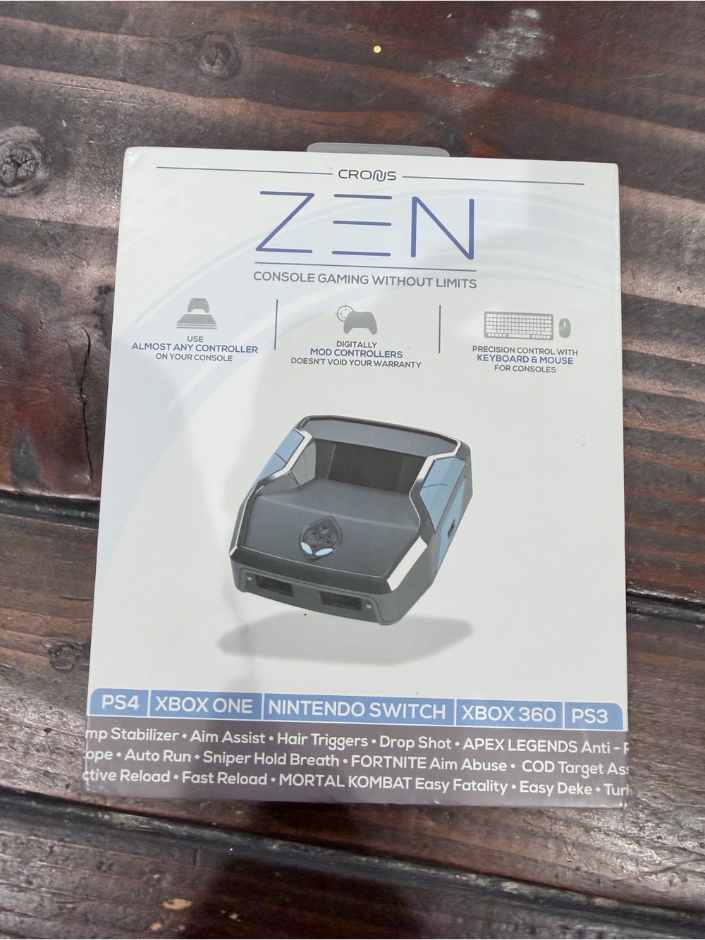 Zen Console Adapter - Black & Light Blue